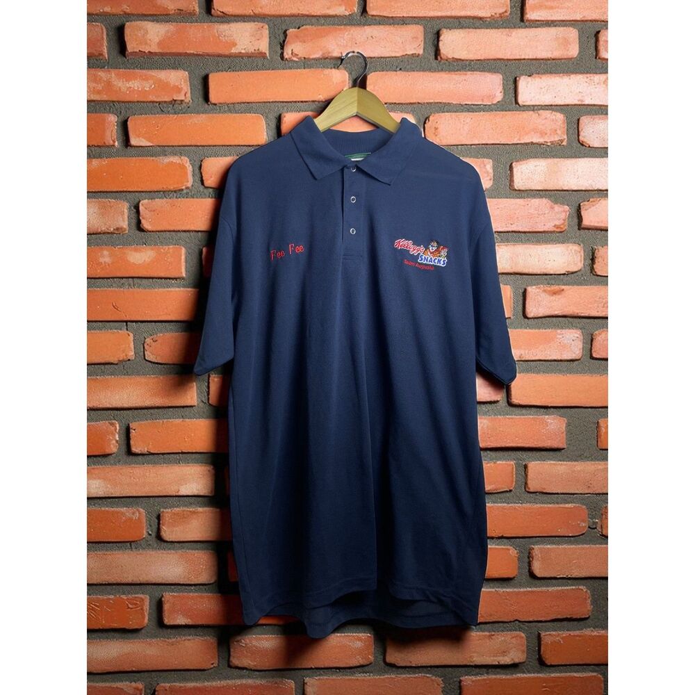 Vintage Kellogg’s Snacks Team Polo Shirt – Size XL